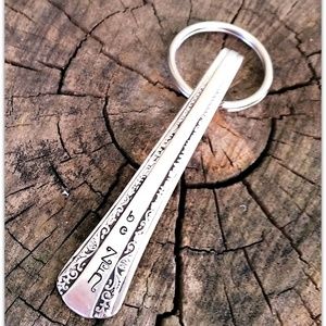 Anvil Designs Accessories - Be Zen Namaste Vintage Silverware Key Chain Anvil Designs Accessories - Be Zen Namaste Vintage Silverware Key Chain